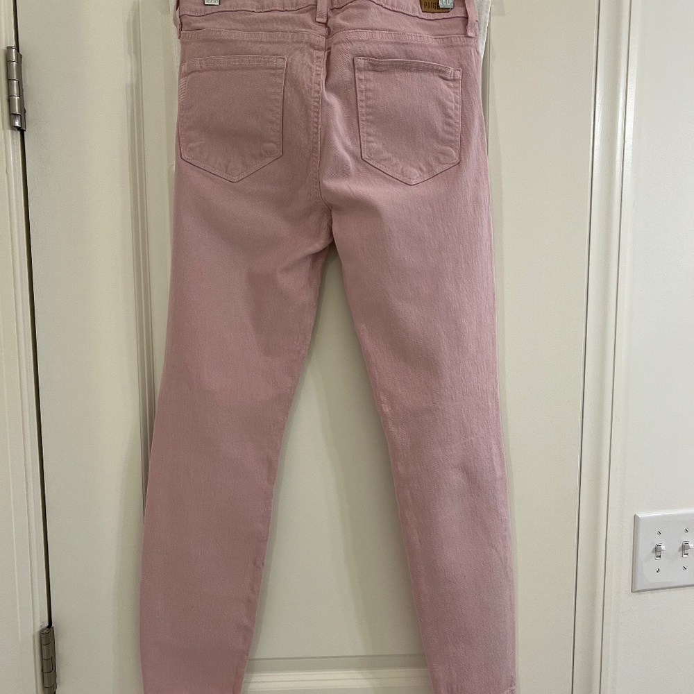 PAIGE Women's Verdugo Ankle Skinny Jeans Color Spanish Rose--Size 29 - Picture 6 of 16